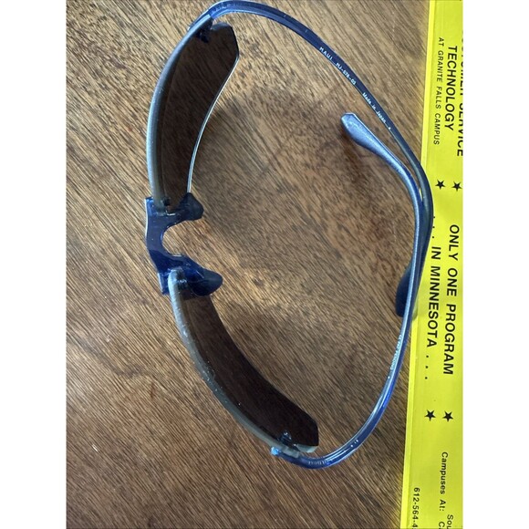 Maui Jim Sunglasses Rimless/Hingeless Sport Blue Frame Lightweight MSRP $248 - Picture 5 of 8